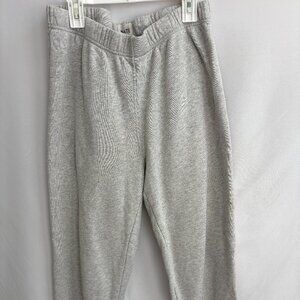 MATE the Label Organic Fleece Drawstring Joggers Grey Size M Casual Classic